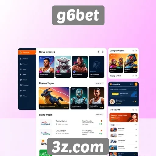 interface do g6bet proporciona experiência amigável