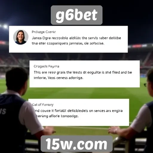 jogadores comentam sobre experiência no g6bet